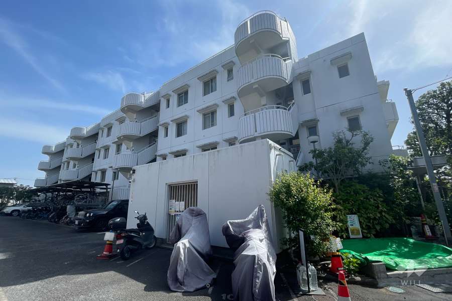 プチモンド多摩川園の外観（北西側から）
