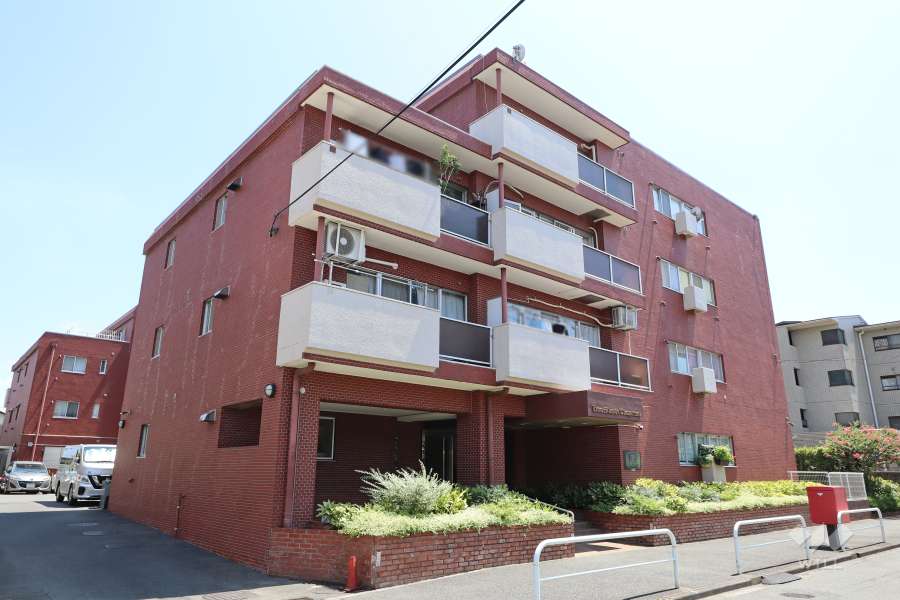 ライオンズマンション玉堤の外観（北西側から）