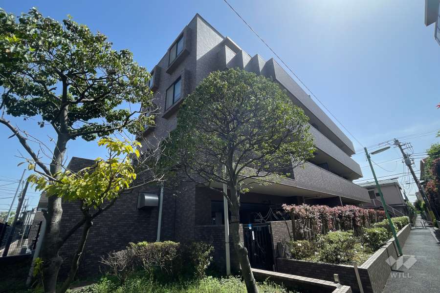 ライオンズガーデン尾山台の外観（北西側から）
