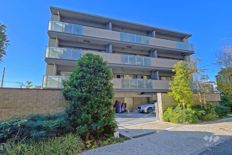 ディアナコート尾山台翠景の外観（北東側から）