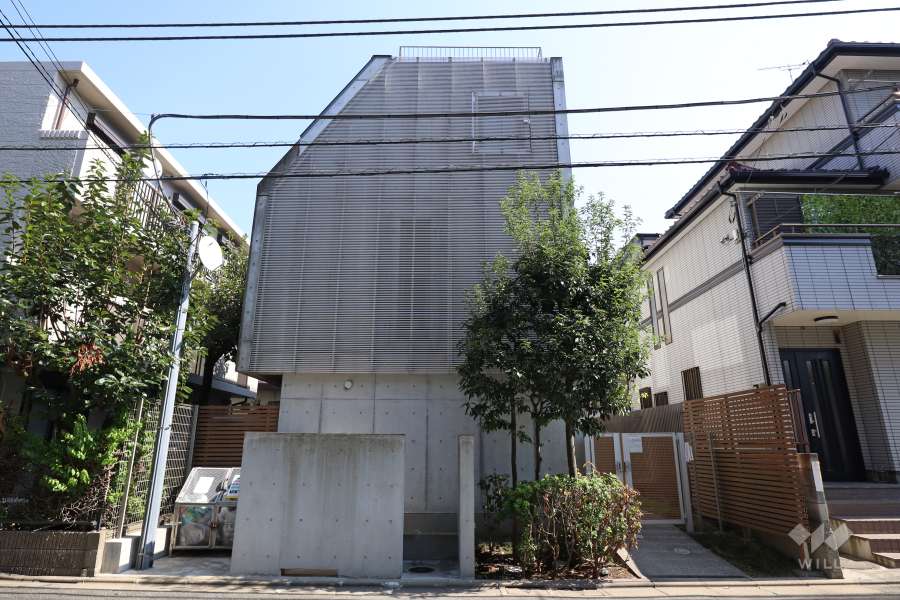 ベルヴィータ尾山台の外観(北西側から）