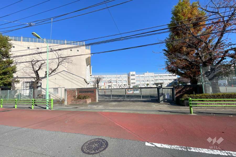 敷地から北東方向へ少し歩いたところにある『たま堤小学校』