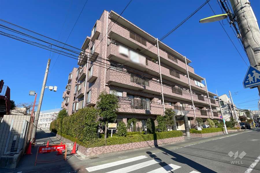 クレッセント尾山台3の外観（南東側から）