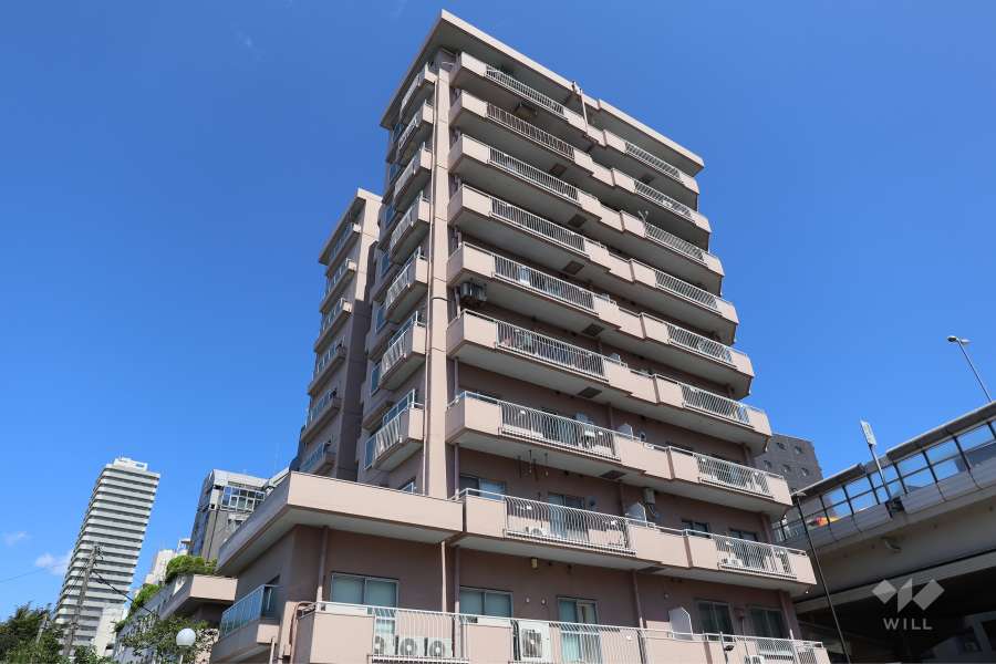 グリーンマンション駒沢の外観（北西側から）