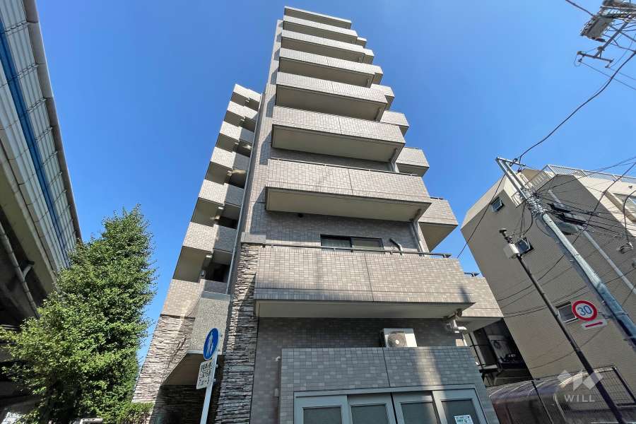 ガラシティ駒沢大学の外観（北西側から）