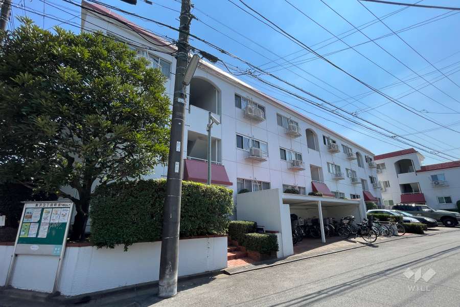 駒沢ガーデンハイツA棟の外観（北東側から）