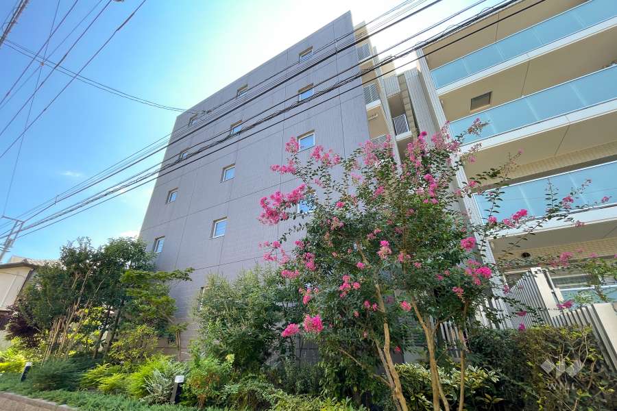 リストレジデンス桜新町の外観（北東側から）