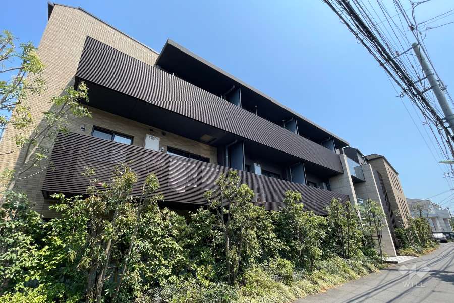 オープンレジデンシア駒沢の外観（北西側から）　