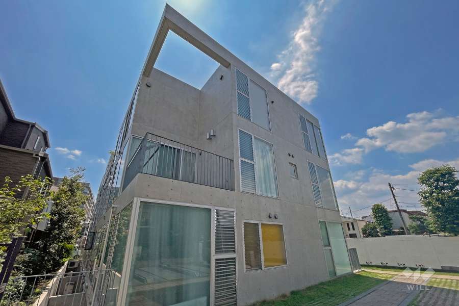 駒沢公園テラスハウスの外観（北東側から）