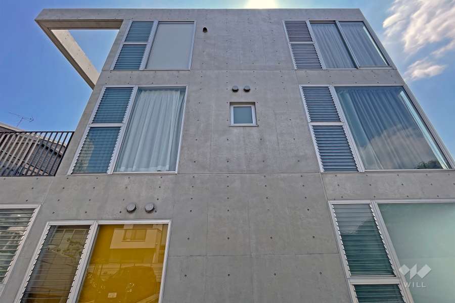 駒沢公園テラスハウスの外観（北側から）