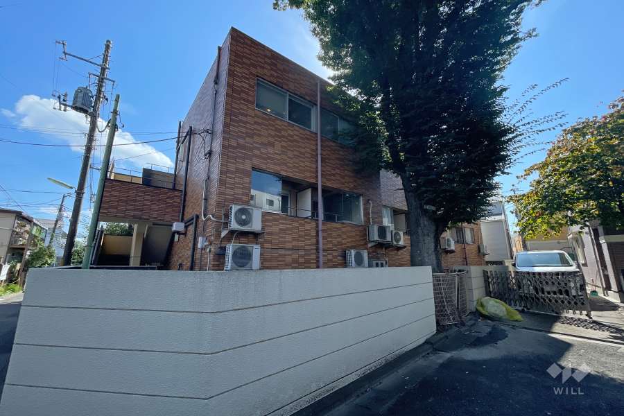 スカイコート駒沢の外観（北西側から）