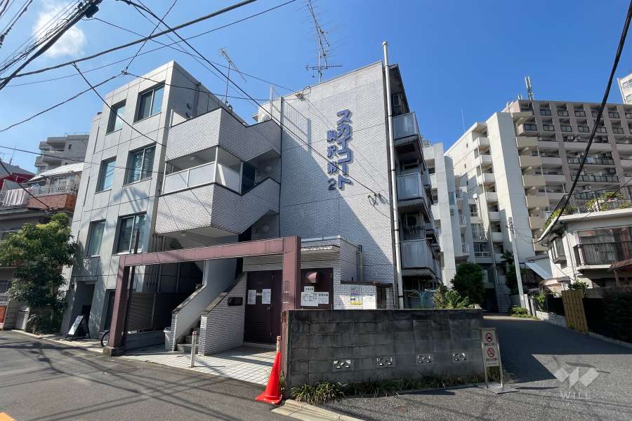スカイコート駒沢第2の外観（南東側から）
