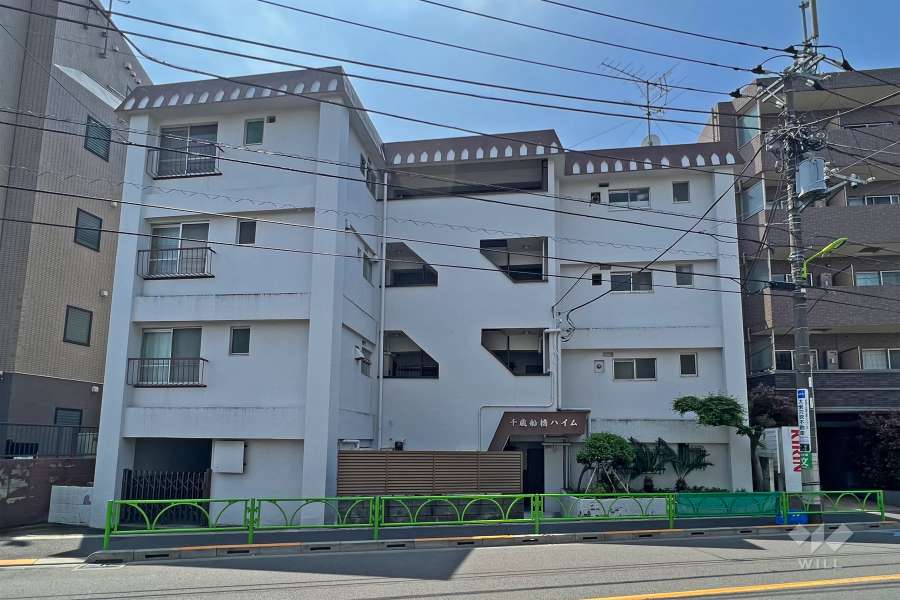 千歳船橋ハイムの外観(北側から)