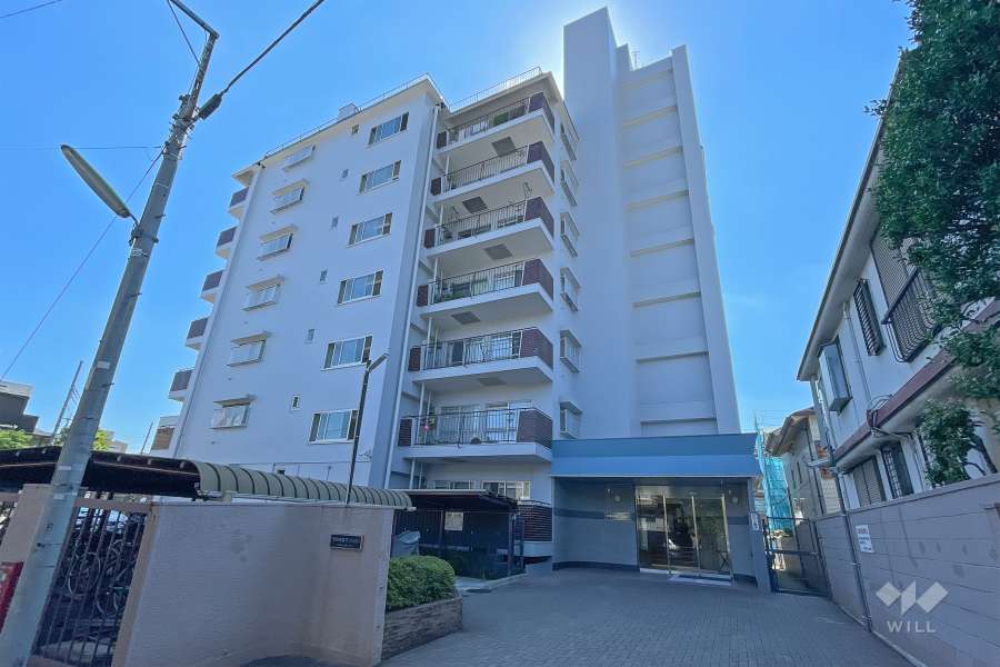 東海経堂マンションの外観（北西側から）