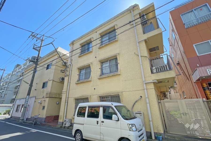 ハイコーポ経堂の外観（北西側から）