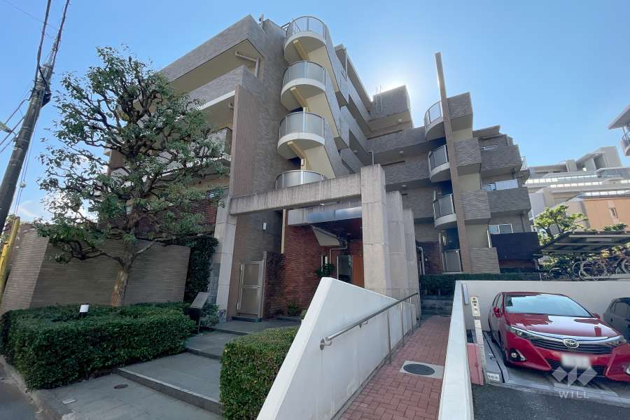 ベルス経堂弐番館の外観（北西側から）