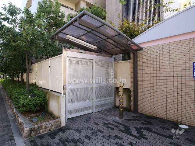 駐輪場の出入り口