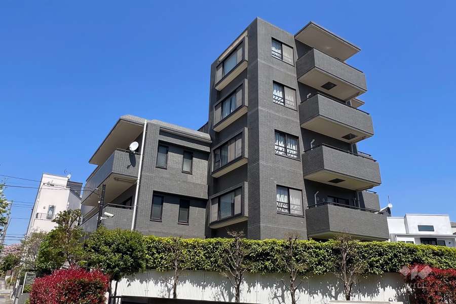 ファミールプランシェ経堂の外観(南西側から)