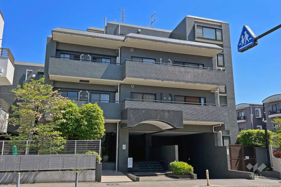 ファミールプランシェ経堂の外観(西側から)