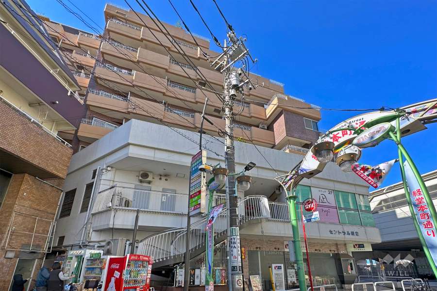 セントラル経堂の外観（南東側から）