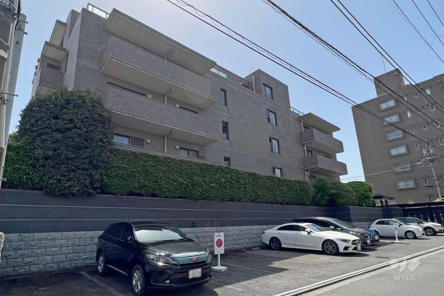 経堂パークマンションの外観(北東側から)　