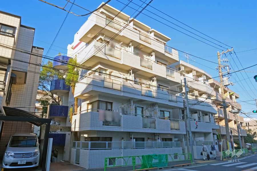 ネオハイシティ桜新町の外観（南西側から）