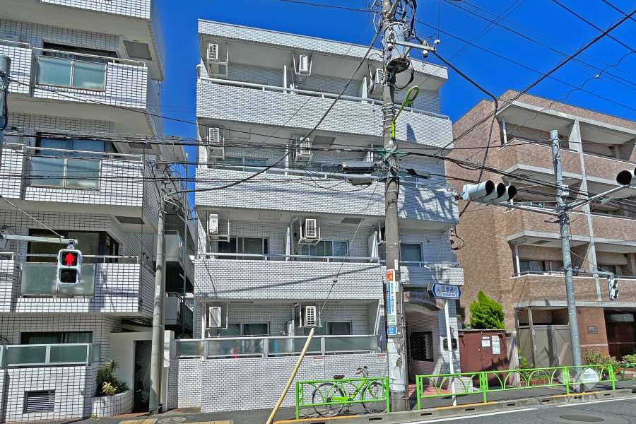 スカイコート桜新町の外観（南西側から）