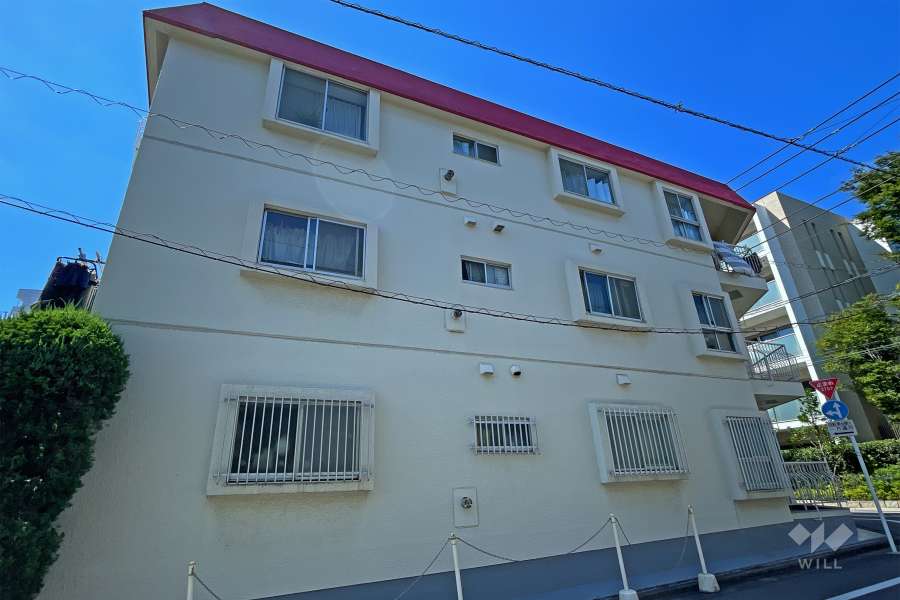 桜新町ヒミコマンションの外観（北東側から）