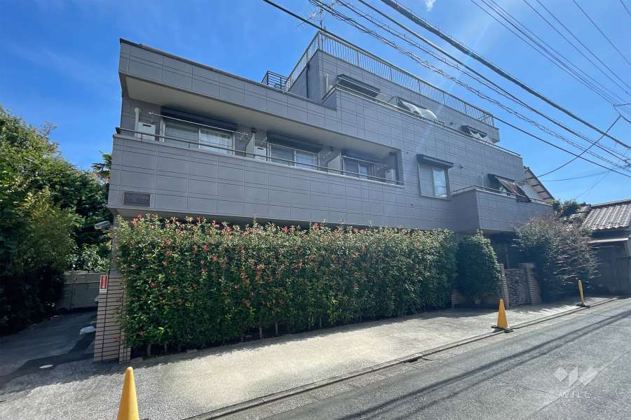 サンライズ弦巻の外観（北西側から）