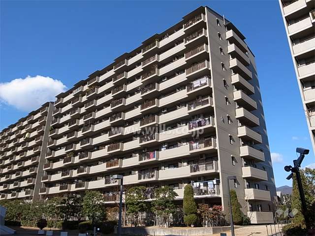 ラ・ヴェール芦屋3　1号棟の外観（南東側から）