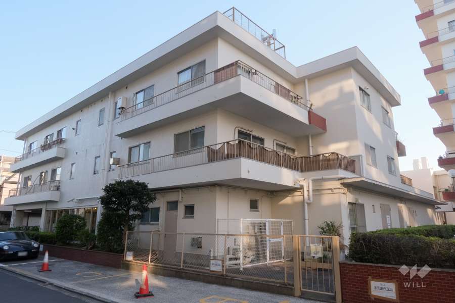 弦巻リハイムの外観(北側から)