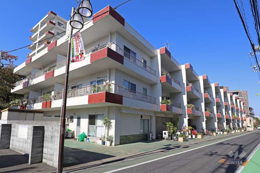 弦巻リハイムの外観（南東側から）