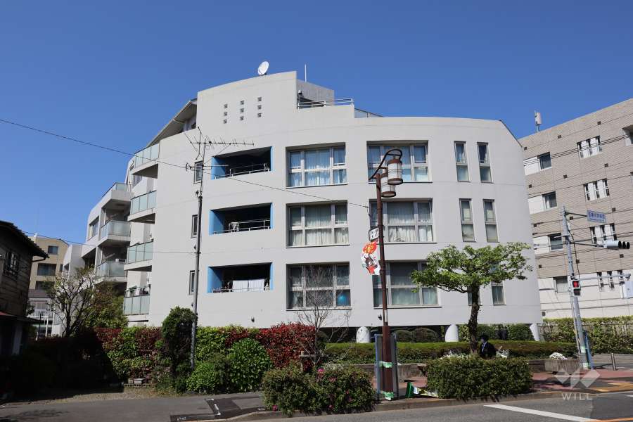 ディアクオーレ桜新町アーティスフォルムの外観（南西側から）