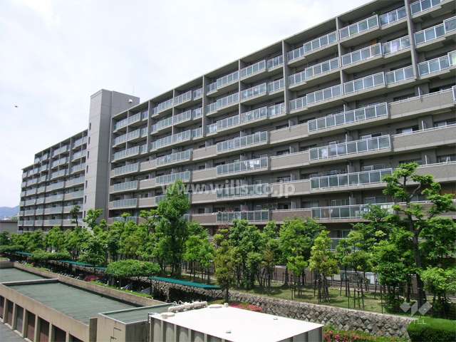 レジデンス芦屋くすのきの外観（南側から）