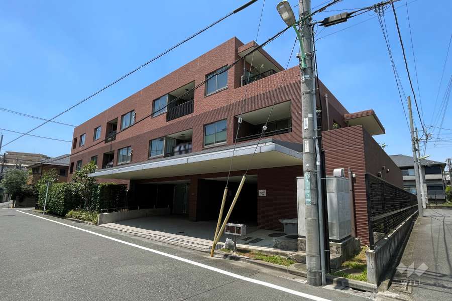 ツインズコート弦巻ノーステラスの外観（南東側から）