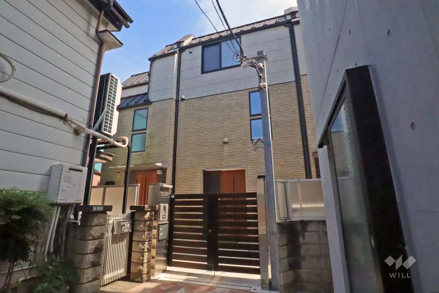 アスコットテラス桜新町の外観（北西側から）