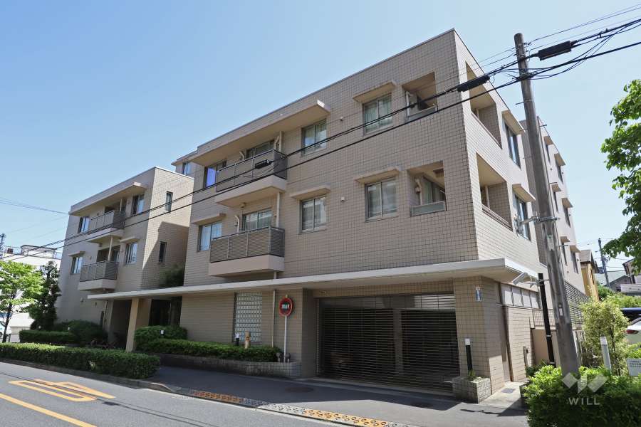 フェアロージュ世田谷弦巻の外観（北西側から）