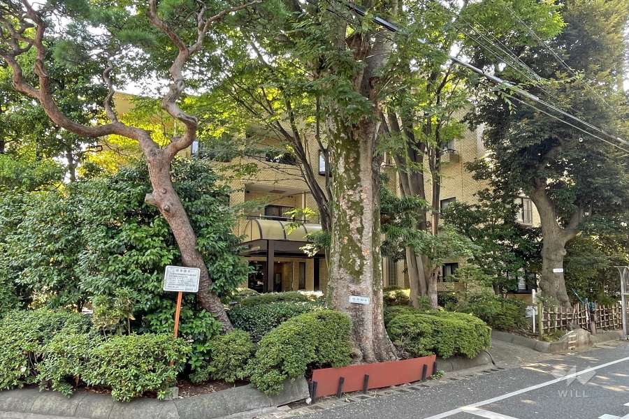 エスパシオ弦巻の外観（北西側から）