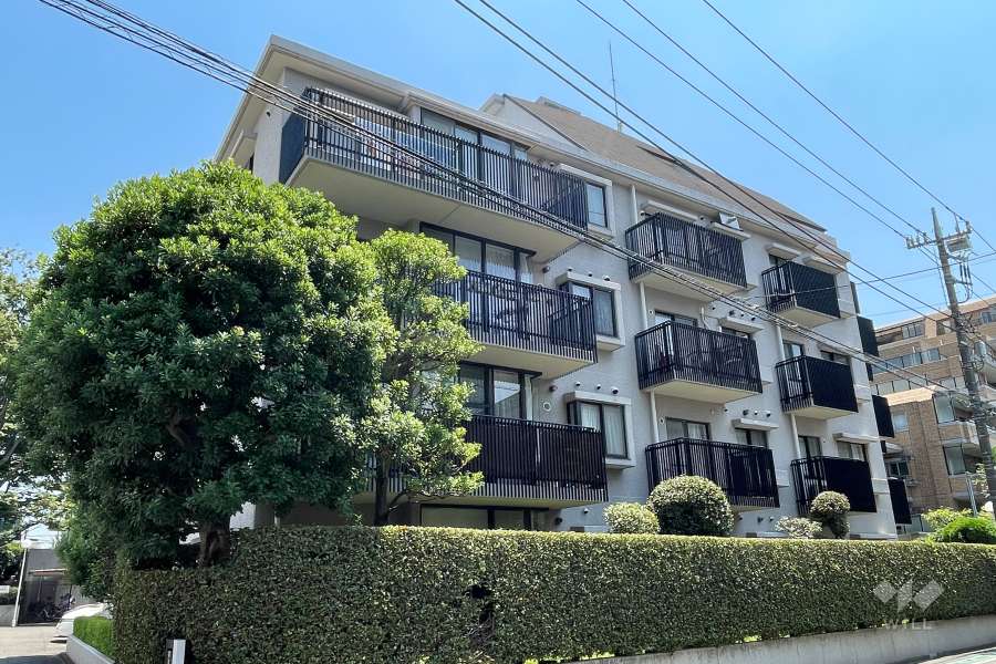 パークハイム弦巻の外観（南東側から）