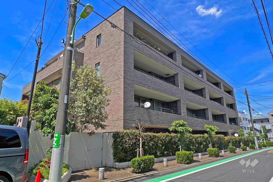 グランヴェール弦巻の外観(南西側から)