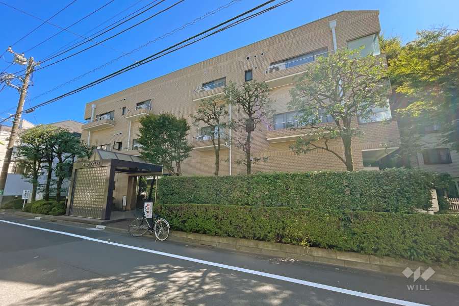 ヴェルデコート弦巻の外観（北西側から）