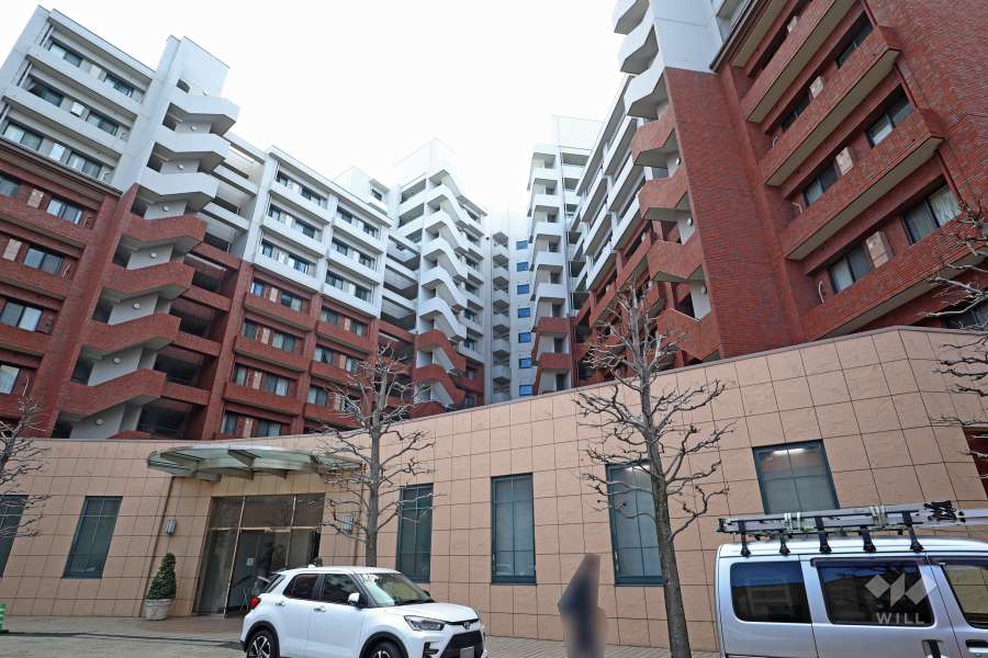 ラコルダ弦巻フォレストコートの外観（北側から）