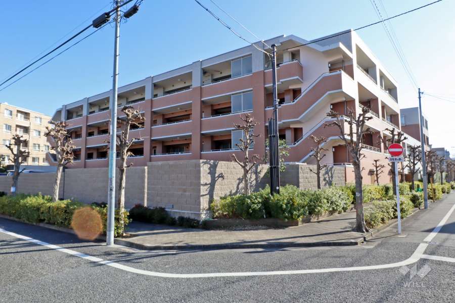 パークホームズ桜新町ガーデンズコートの外観（北側から）