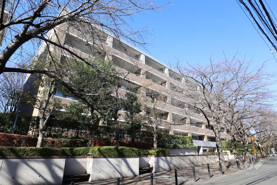 パークシティ弦巻イーストレジデンスの外観(南西側から)