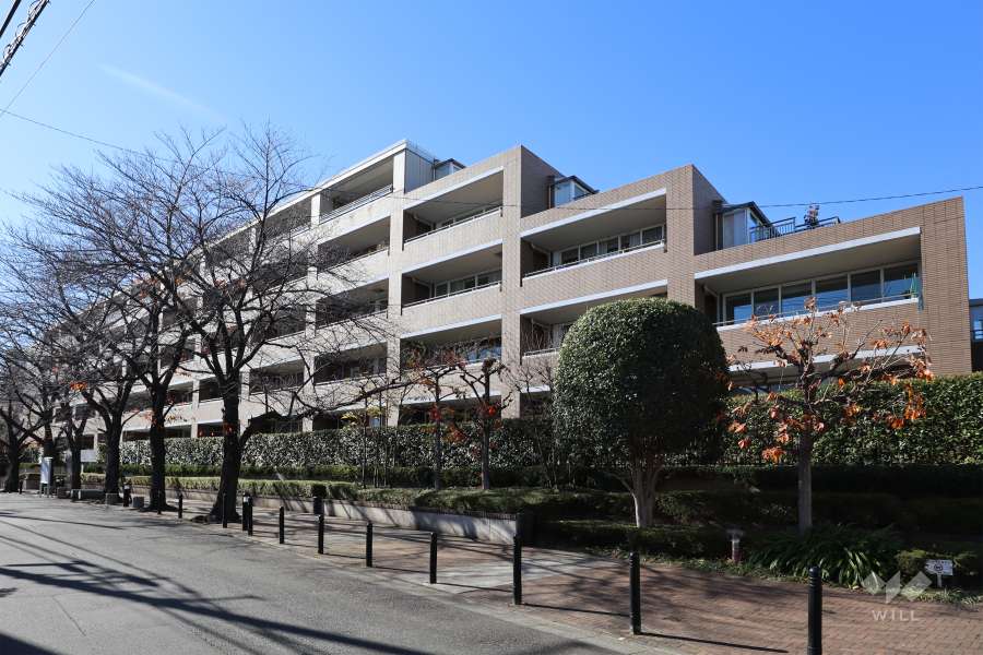 パークシティ弦巻イーストレジデンスの外観(南東側から)