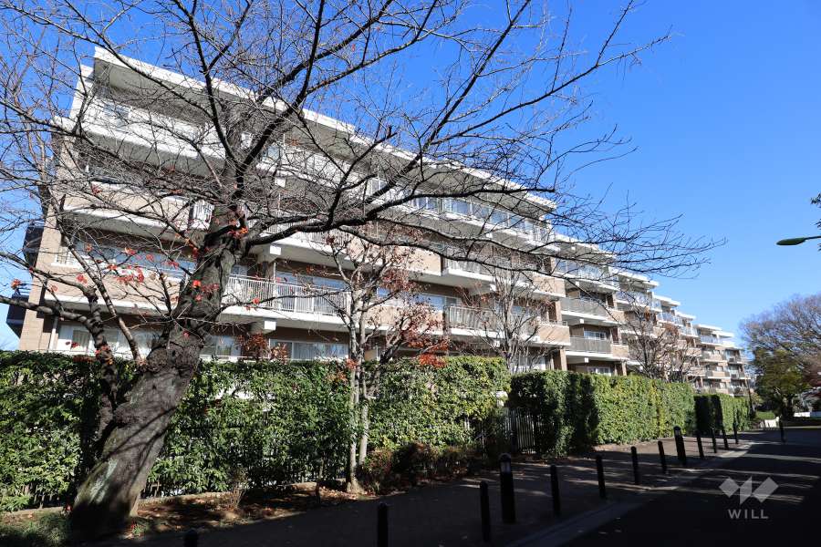 パークシティ弦巻イーストレジデンスの外観(南西側から)