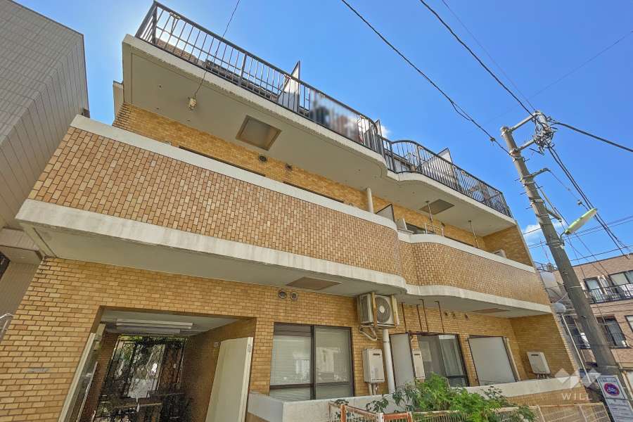 ライオンズマンション豪徳寺第3の外観（北東側から）