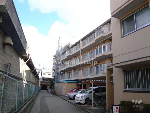 芦屋打出ビューハイツの外観（北側から）