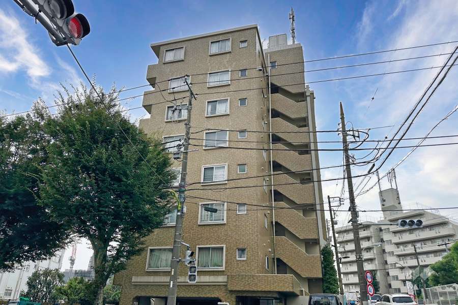 パラスト千歳船橋の外観（北側から）