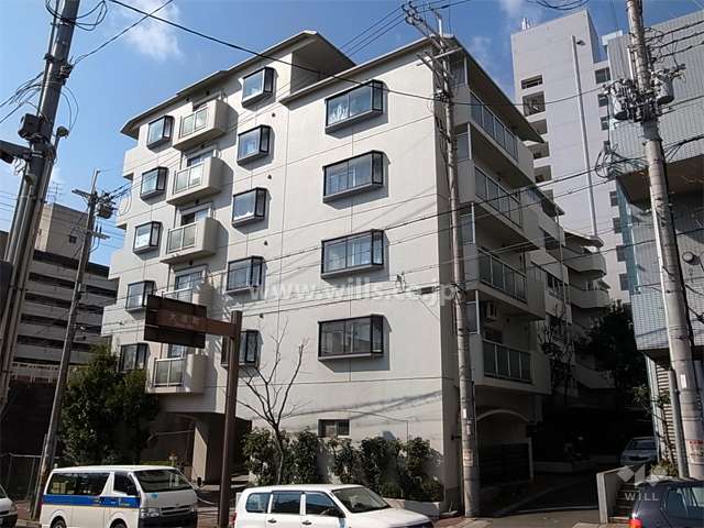 芦屋シティハイツの外観（北東側から）